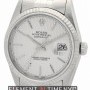 Rolex Stainless Steel 36mm Silver Tuxedo Stick Dial Circ