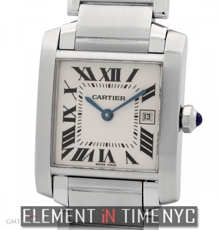 Cartier Tank Francaise Stainless Steel Mid-Size 25mm W51011Q3 149291