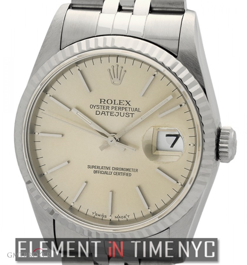 Rolex Stainless Steel 36mm Silver Stick Dial Circa 1995 16234 147847