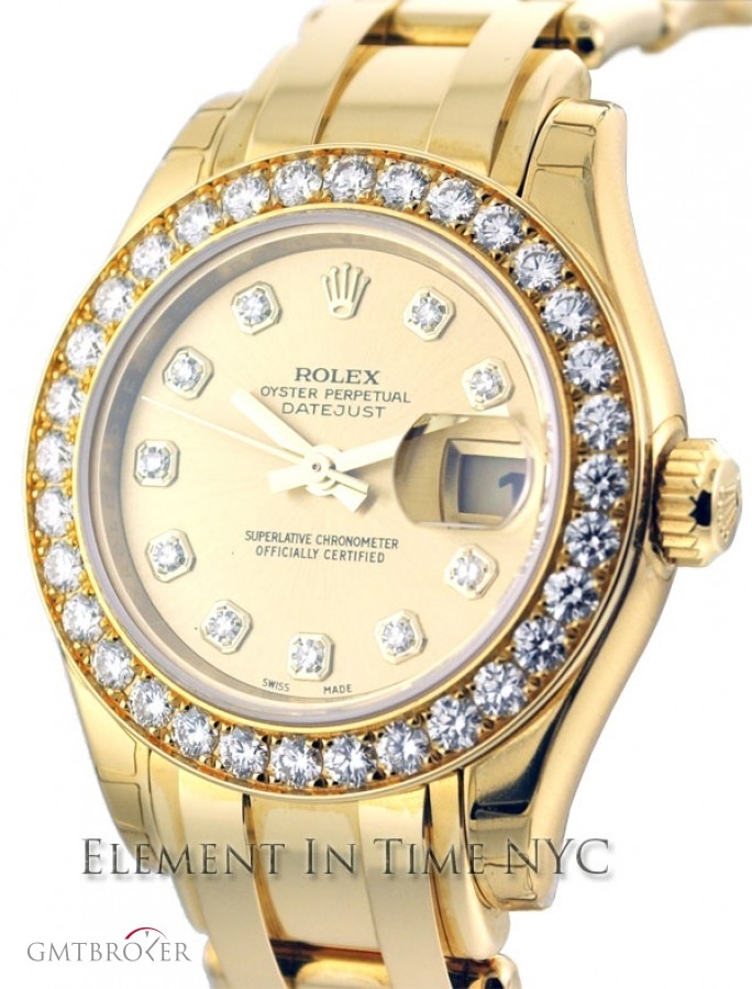 Rolex Masterpiece 18k YG Diamond Dial  Bezel 80298 146269