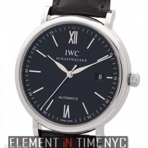 IWC Stainless Steel Date Black Dial 40mm IW3565-02 150935