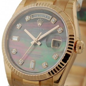 Rolex President Tahitian Mother Of Pearl Diamond Dial 118235 145479