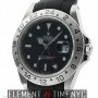 Rolex Stainless Steel 40mm Black Dial On Rubber B P Seri