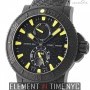 Ulysse Nardin Black Sea Rubber-Coated Steel Case Yellow Accents