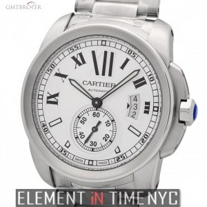 Cartier Calibre Stainless Steel Silver 42mm W7100015 150307