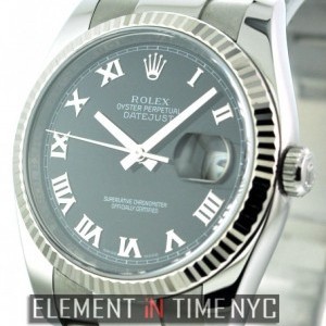 Rolex Stainless Steel Black Dial 36mm 116234 145367