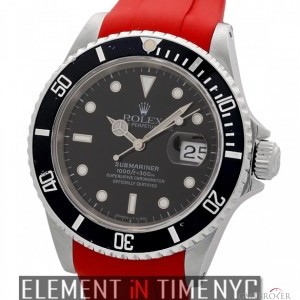 Rolex Stainless Steel On RubberB X Serial 16610 151091