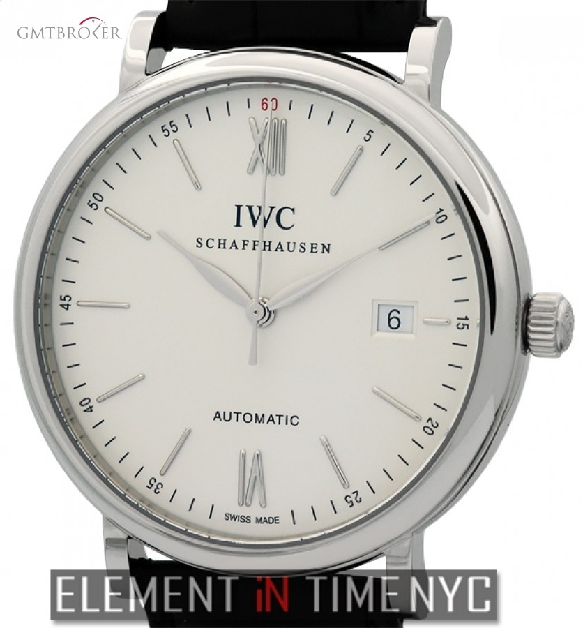 IWC Portofino Date Steel Silver Dial 40mm IW3565-01 146833
