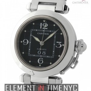 Cartier Pasha C Stainless Steel 35mm Black Dial W31053M7 152645