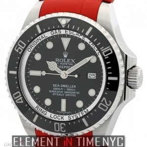 Rolex Deepsea Stainless Steel 43mm Red RubberB 116660 147105