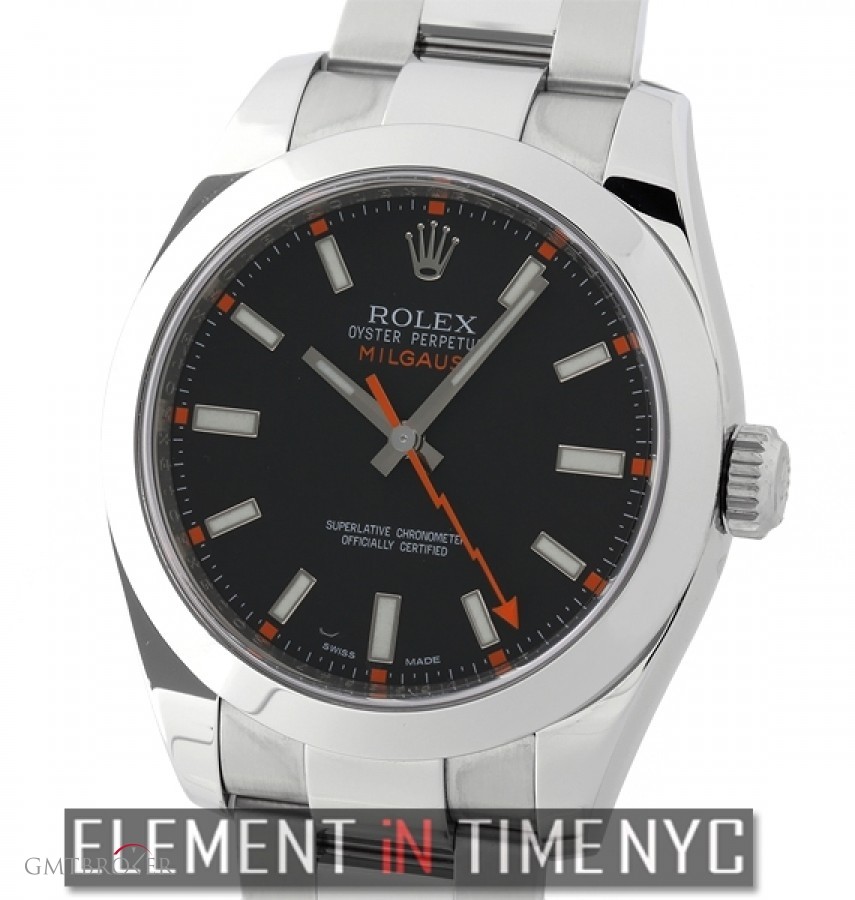 Rolex Stainless Steel Black Dial Circa 2009 116400 152035