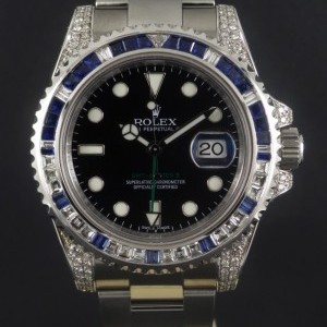 Rolex Gmt-Master II Sapphires and diamonds 16710 45667