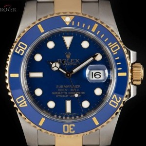 Rolex Submariner Date Gents Stainless Steel  18k Yellow 116613LB 815486