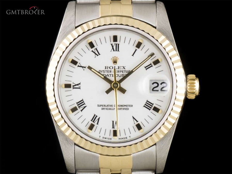 Rolex Datejust Mid-Size Stainless Steel  18k Yellow Gold 68273 772232