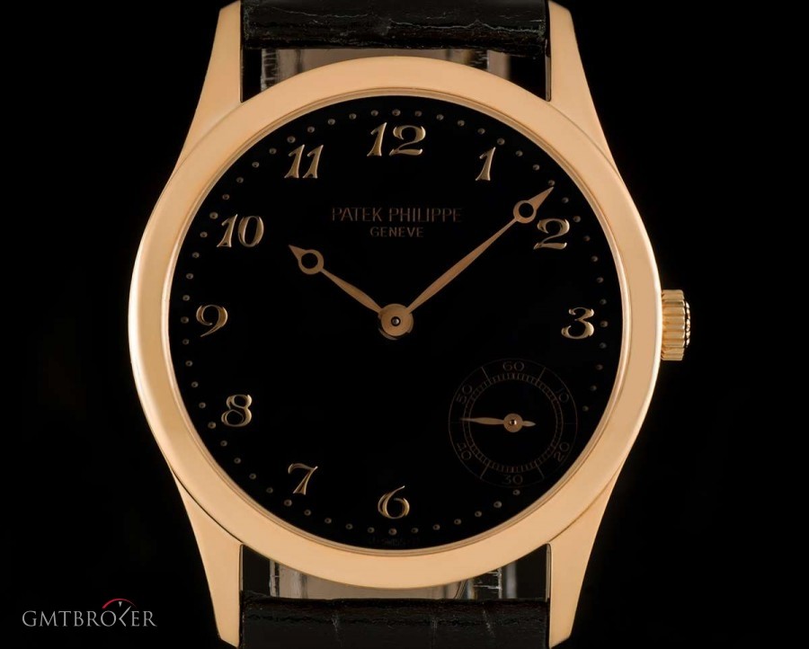 Patek Philippe Calatrava Gents 18k Rose Gold Black Dial BP 5026R- 5026R-001 815261