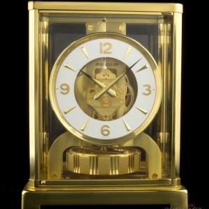 Jaeger-LeCoultre LeCoultre Gilt Brass White Chapter Ring Atmos Cloc nessuna 759543
