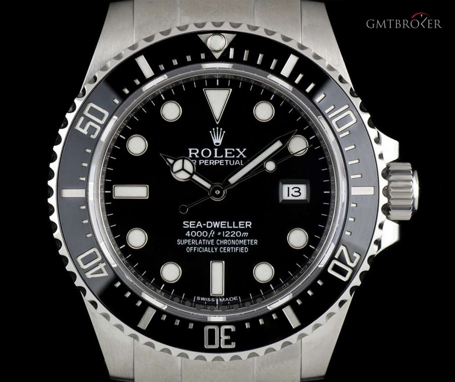 Rolex Sea-Dweller 4000ft Stainless Steel Black Dial Cera 116600 766324