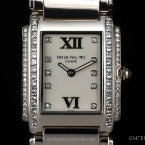 Patek Philippe 18k WG Diamond Ladies Twenty-4 Wristwatch 491020G- 4910/20G-011 298935