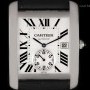 Cartier Tank MC Gents Stainless Steel Silver Flinque Roman