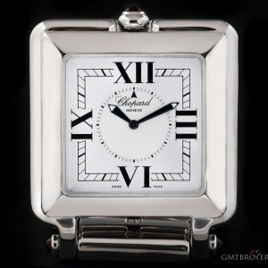 Chopard Happy Day Travel Clock Stainless Steel White Dial 51/8325-21 844030