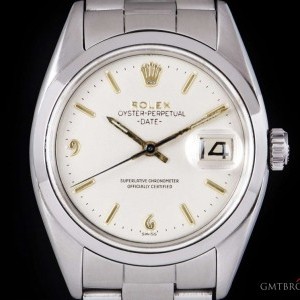 Rolex Date Vintage Gents Stainless Steel Silver Dial 150 1500 834655