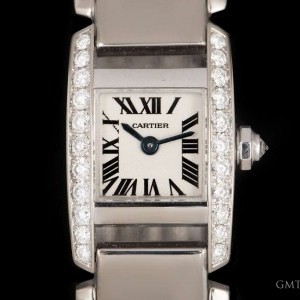 Cartier Tankissime Ladies 18k White Gold Silver Dial WE700 WE70069H 839503