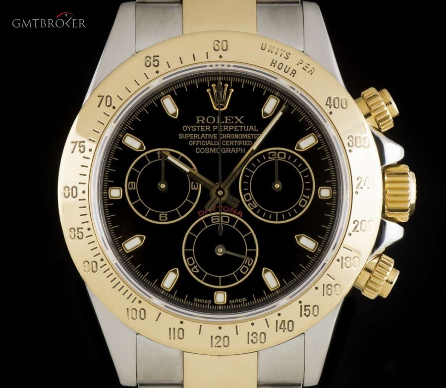 Rolex Cosmograph Daytona Gents Stainless Steel  18k Yell 116523 783365