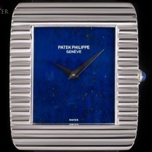 Patek Philippe Gondolo Vintage Gents 18k White Gold Lapis Lazuli 3633G 822332