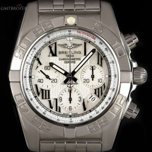 Breitling Chronomat Gents Stainless Steel Mother Of Pearl Di AB0110 834562