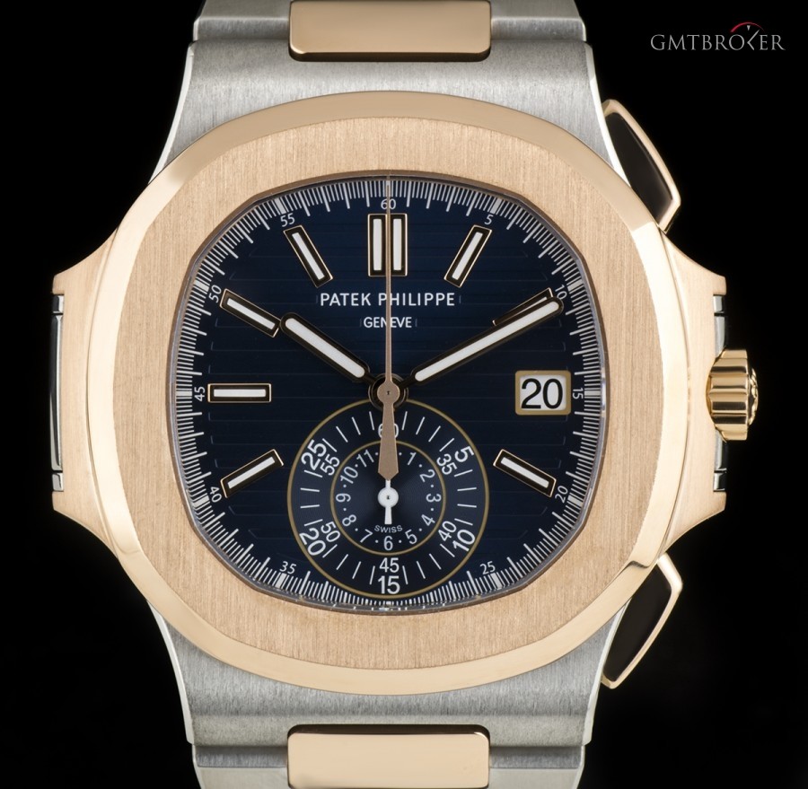 Patek Philippe Unworn Nautilus Chronograph Stainless Steel  Rose 5980/1A-001 830369