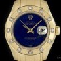 Rolex Pearlmaster Datejust Ladies 18k Yellow Gold Lapis