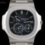 Patek Philippe Unworn Power Reserve Nautilus Stainless Steel Blac
