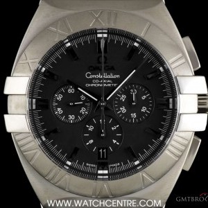 Omega SS Black Chrono Constellation Double Eagle Gents 1 1514.51.00 684343