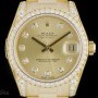 Rolex Unworn Datejust Mid-Size 18k Yellow Gold Champagne
