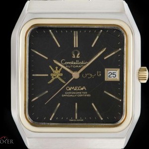 Omega Constellation XL Vintage Omani Crest Gents Stainle 168.0062 842406