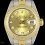 Rolex Datejust Ladies Stainless Steel  18k Yellow Gold C