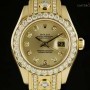 Rolex Datejust Pearlmaster Diamond Set 18k Yellow Gold C