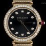 Bulgari Bvlgari Lvcea Ladies 18k Rose Gold Diamond Set Bla