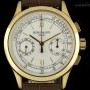 Patek Philippe Classic Chronograph Gents 18k Yellow Gold Silver O