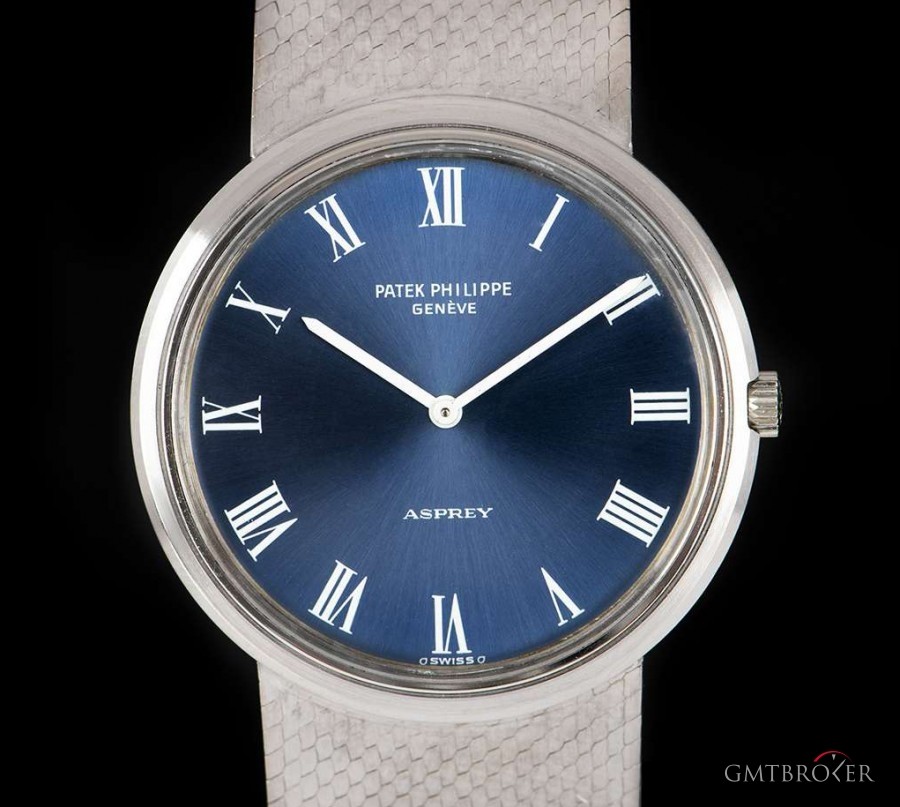Patek Philippe Calatrava Vintage Gents 18k White Gold Double Name 3606/001 838744