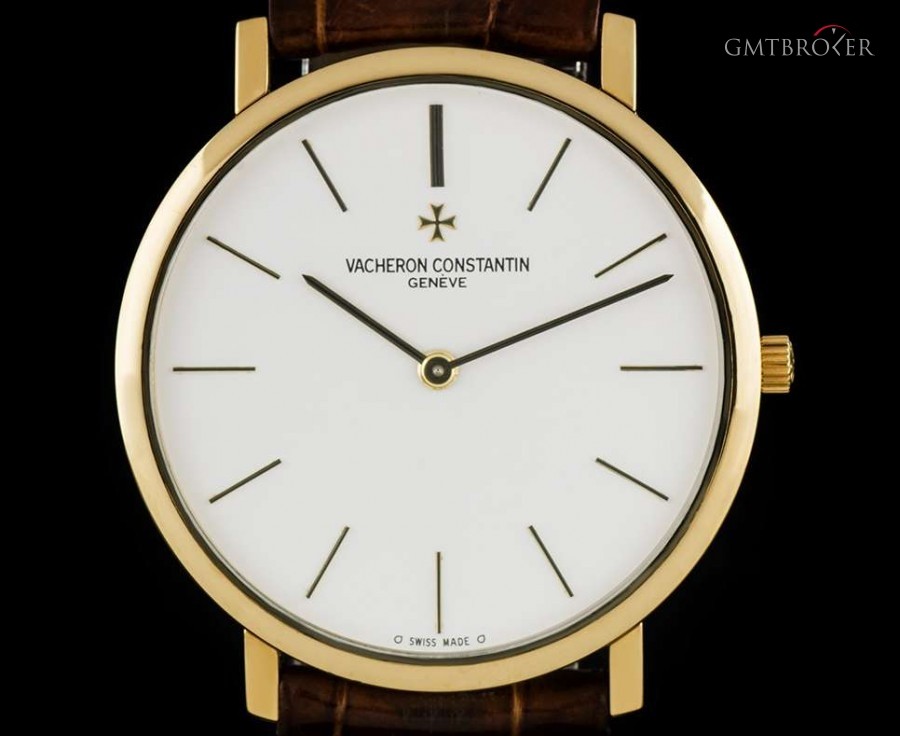Vacheron Constantin Constatin Ultra Thin Gents 18k Yellow Gold White D 31160 784973