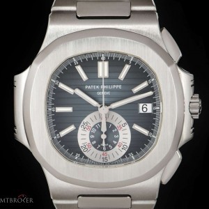 Patek Philippe Nautilus Chronograph Stainless Steel Black-Blue Di 5980/1A-001 845098