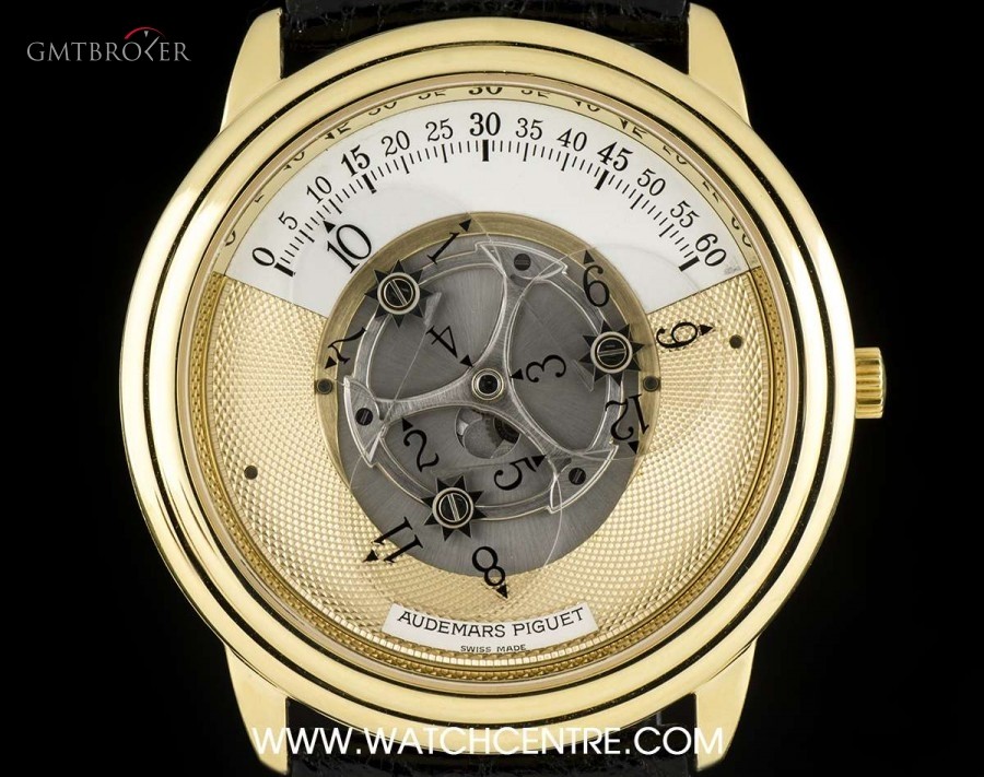 Audemars Piguet Piguet 18k Yellow Gold Star Wheel Gents Wristwatch 25720 743563