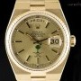 Rolex Oysterquartz Day-Date Gents 18k Yellow Gold Rare S