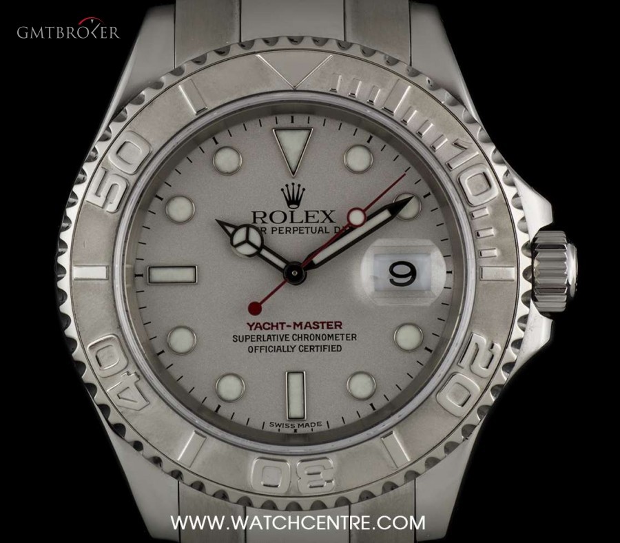 Rolex Stainless Steel Oyster Perpetual Platinum Dial Yac 16622 729581