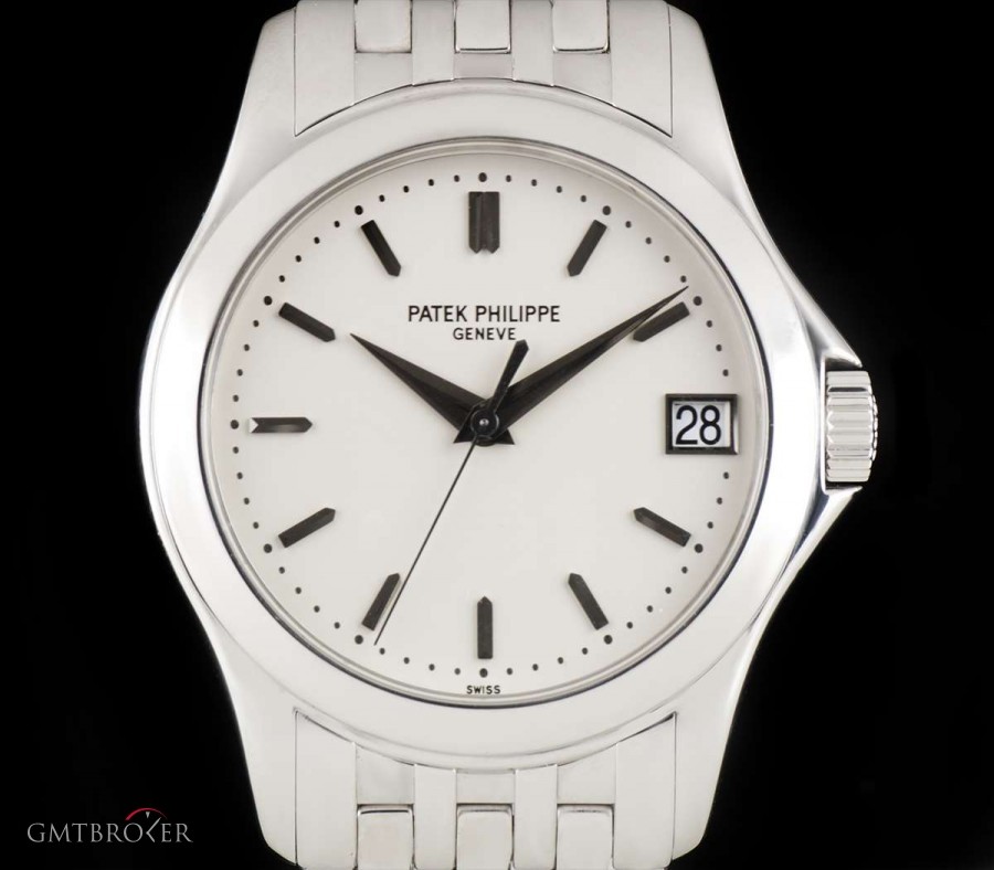 Patek Philippe Calatrava Gents 18k White Gold Silver Dial BP 5107 5107/1G 781760