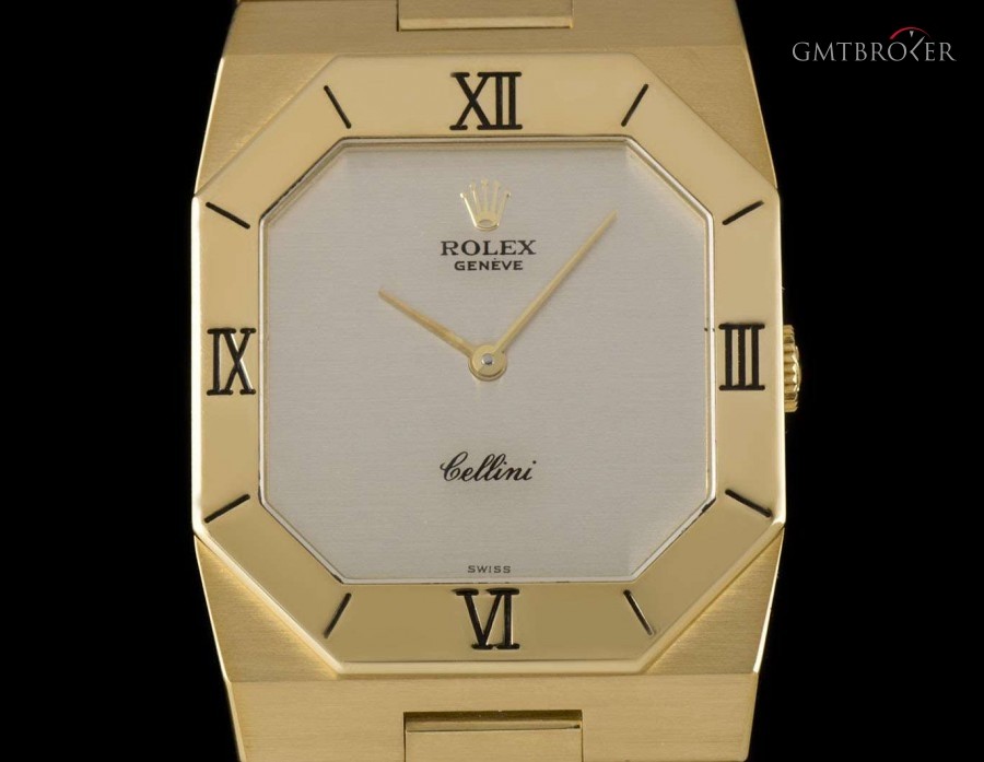 Rolex Cellini Gents 18k Yellow Gold Silver Dial BP 4350 4350 809813