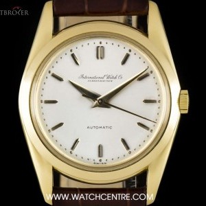 IWC 18k Yellow Gold Silver Dial Automatic Vintage Gent nessuna 759177