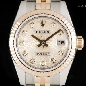 Rolex Datejust Ladies Stainless Steel  18k Rose Gold Sal 179171 779204