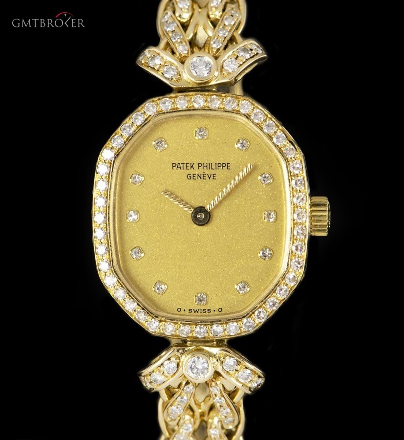 Patek Philippe Octagonal Shaped Vintage Ladies 18k Yellow Gold Ch 4581 838402